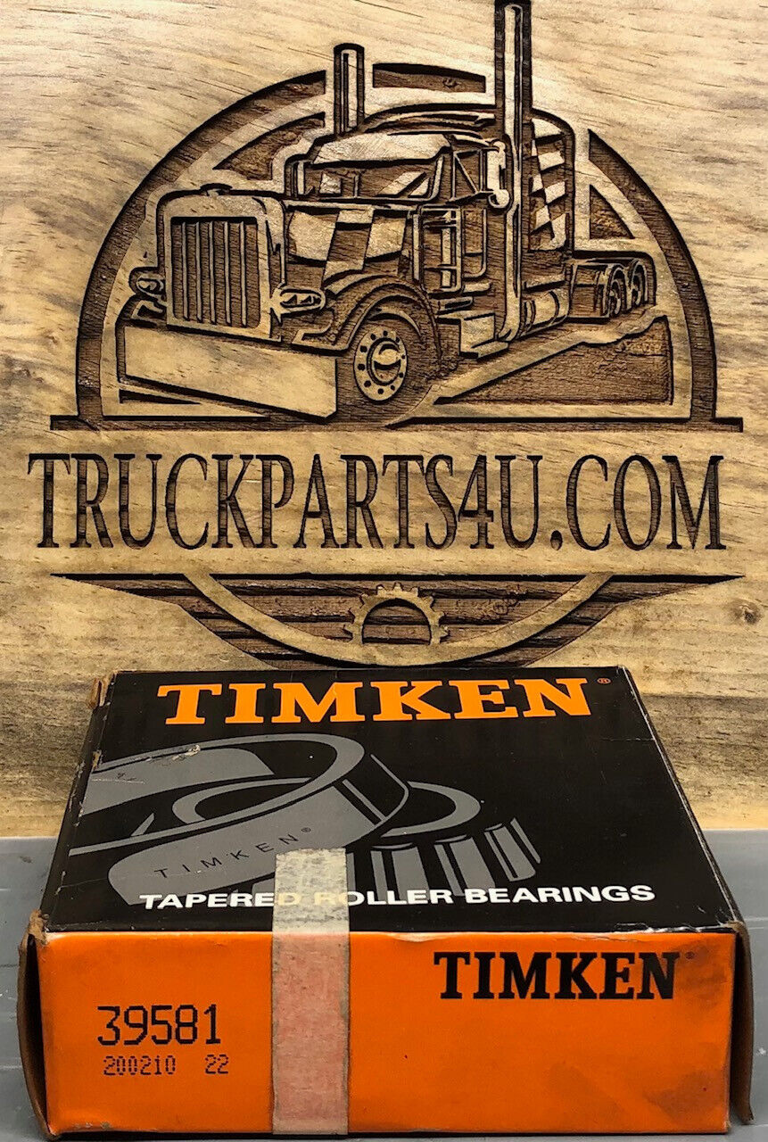 39581 TIMKEN Tapered Roller Bearing – Front View